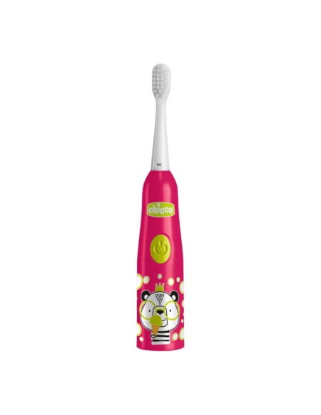 offerta Chicco Spazzolino Elettrico Orso Bambini 3 Anni Setole Effetto Piuma Colore Rosso