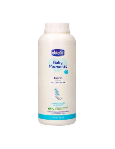 offerta Chicco Baby Moments Talco in Polvere con Amido di Riso 150 g