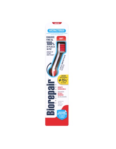 offerta Biorepair Oral Care Spazzolino Curve Soft Antibatterico Setole Morbide Denti Sensibili 1 Pz
