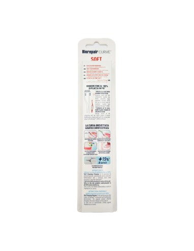 offerta Biorepair Oral Care Spazzolino Curve Soft Antibatterico Setole Morbide Denti Sensibili 1 Pz