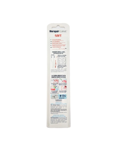 offerta Biorepair Oral Care Spazzolino Curve Soft Antibatterico Setole Morbide Denti Sensibili 1 Pz