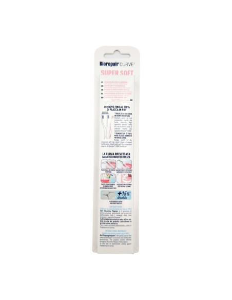 offerta Biorepair Oral Care Spazzolino Curve Super Soft Antibatterico Setole Super Morbide 1 Pz