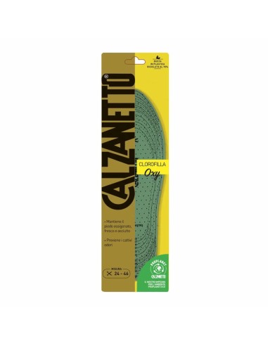 offerta Calzanetto Proplanet Soletta Clorofilla Oxy Misura Universale dal 24 al 46