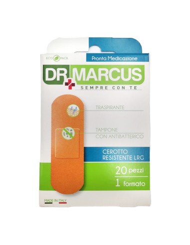 offerta Dr Marcus Pronta Medicazione Cerotto Resistente Formato Grande 20 Pz