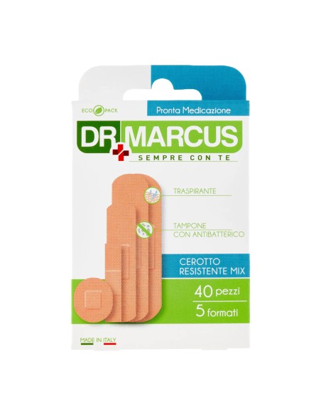 offerta Dr Marcus Pronta Medicazione Cerotto Resistente Mix 5 Formati 40 Pz
