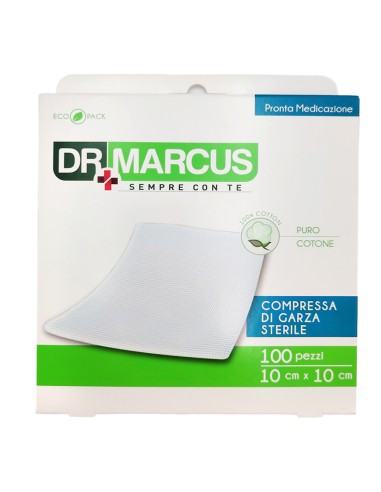 offerta Dr Marcus Pronta Medicazione Compressa di Garza Sterile 10x10 cm 100 Pz