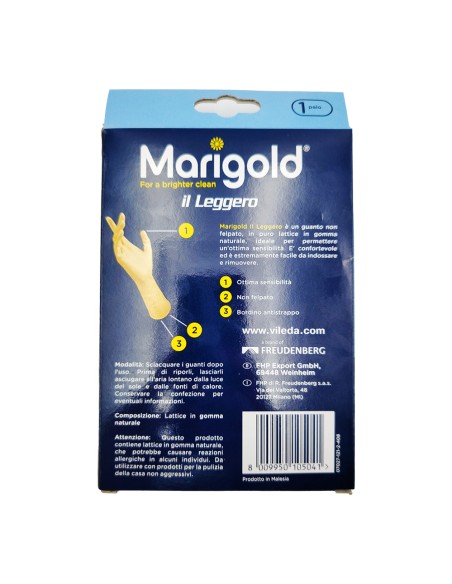offerta Marigold Il Leggero Guanti in Puro Lattice in Gomma Naturale Taglia S