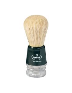 Omega Pennello da Barba 10018 Pura Setola Sterilizzata...
