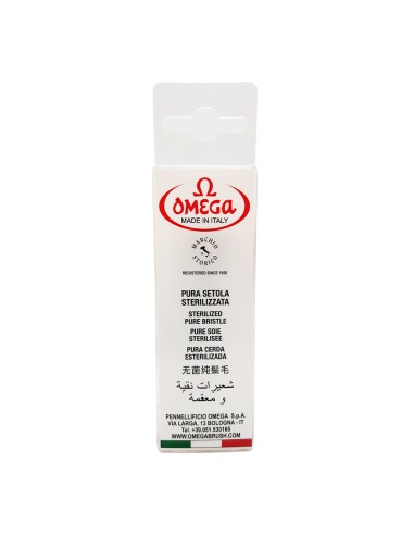 offerta Omega Pennello da Barba 10066 Pura Setola Sterilizzata Manico Bianco 1 Pz