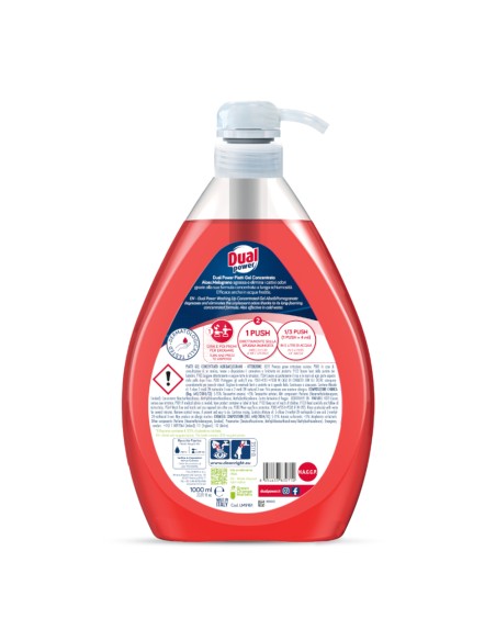 offerta Dual Power Detersivo Piatti Gel Concentrato Aloe e Melograno Azione Sgrassante 1000 ml