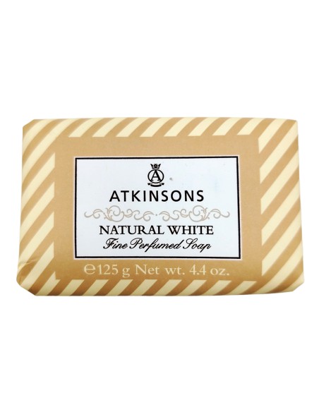 offerta Atkinsons Saponetta Natural White Fragranza Gelsomino e Mughetto 125 g