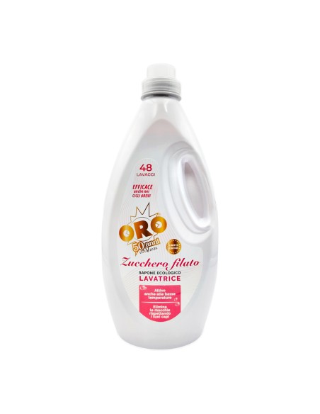 offerta Oro 50 Anni Sapone Ecologico Lavatrice Fragranza Zucchero Filato Limited Edition 2200 ml