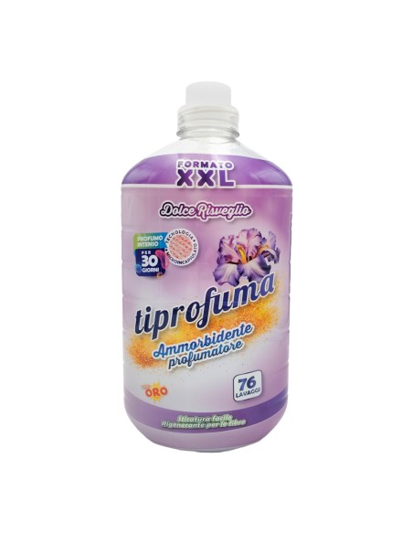offerta Oro Tiprofuma Ammorbidente Liquidop Fragranza Dolce Risveglio 1750 ml