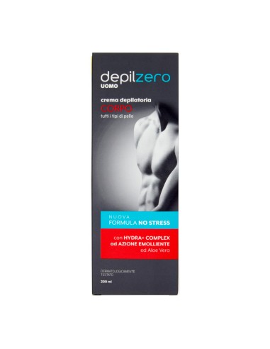 offerta Depilzero Uomo Crema Depilatoria Corpo Formula No Stress 200 ml