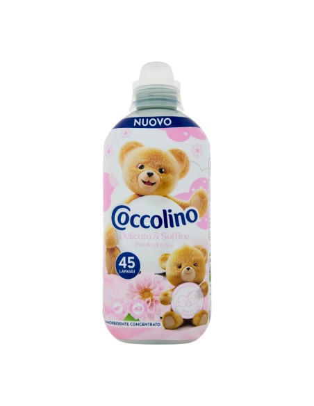 offerta Coccolino Ammorbidente Concentrato Delicato & Soffice Petalo di Rosa 45 Lavaggi 952 ml