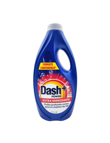 offerta Dash Power Detersivo Liquido Lavatrice Extra Igienizzante 45 Lavaggi 1575 ml