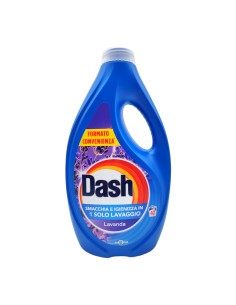 Dash Detersivo Liquido Lavatrice Fragranza Lavanda 40 Lavaggi 1800 ml