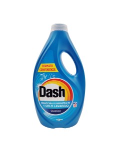 Dash Detersivo Liquido Lavatrice Classico 40 Lavaggi 1800 ml