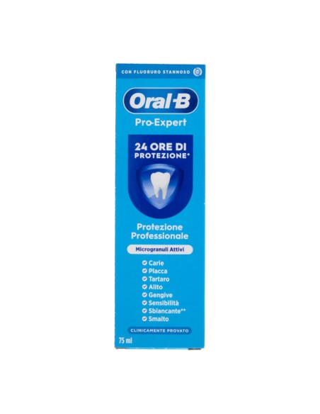 offerta Oral-B Pro-Expert Dentifricio Protezione Professionale Microgranuli Attivi 75 ml