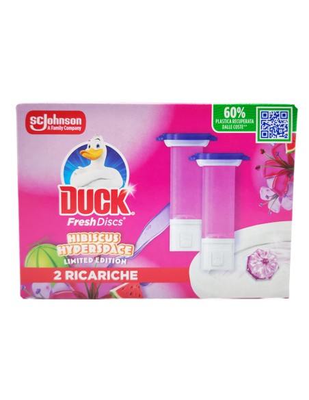 offerta Anitra Wc Duck Fresh Discs Ricariche Fragranza Hibiscus Hyperspace 2x36 ml