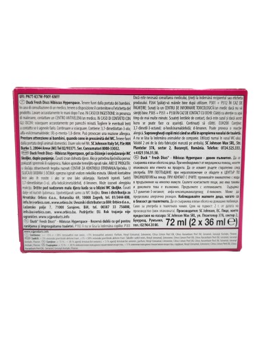offerta Anitra Wc Duck Fresh Discs Ricariche Fragranza Hibiscus Hyperspace 2x36 ml