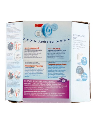 offerta Ariasana Ricariche Tab Aero 360 Gradi Assorbiumidità Fragranza Lavanda Relax 2 Pz 
