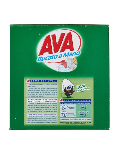 offerta Ava Detersivo in Polvere Bucato a Mano Attivo già a 30 Gradi 380 g