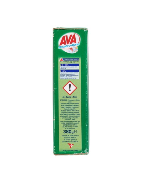 offerta Ava Detersivo in Polvere Bucato a Mano Attivo già a 30 Gradi 380 g