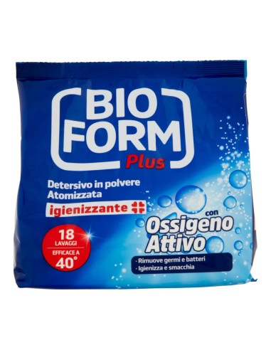 offerta Bioform Plus Detersivo Lavatrice in Polvere Atomatizzata Ossigeno Attivo 900 g