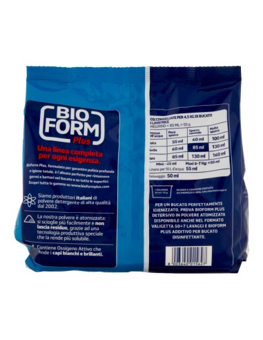 offerta Bioform Plus Detersivo Lavatrice in Polvere Atomatizzata Ossigeno Attivo 900 g