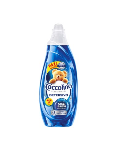 offerta Coccolino Wonder Wash Detersivo Liquido Lavatrice Odor Protection Blu 2160 ml
