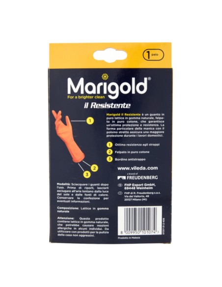 offerta Marigold Il Resistente Guanti in Lattice di Gomma Naturale Taglia L 1 Pz