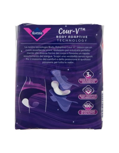 offerta Nuvenia Goodnight Assoorbenti Ultra X Large+ con Ali Flusso Abbondante 9 Pz