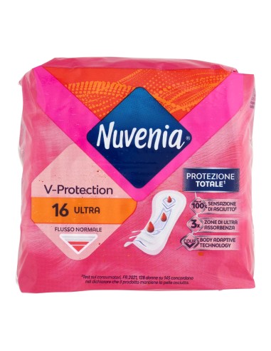 offerta Nuvenia V-Protection Ultra Assorbenti Anatomici Flusso Normale 16 Pz