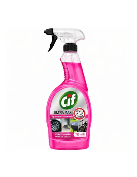 offerta Cif Ultra Max Spray Sgrassatore Universale Pink 750 mls