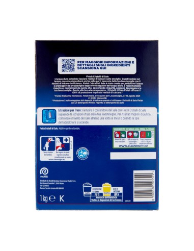 offerta Finish Cristalli di Sale Additivo per Lavastoviglie 1 Kg
