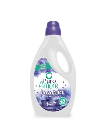 offerta Puro Amore Detersivo Liquido Lavatrice Igienizzante Fragranza Viola 2025 ml