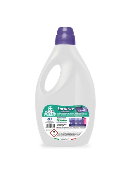 offerta Puro Amore Detersivo Liquido Lavatrice Igienizzante Fragranza Viola 2025 ml