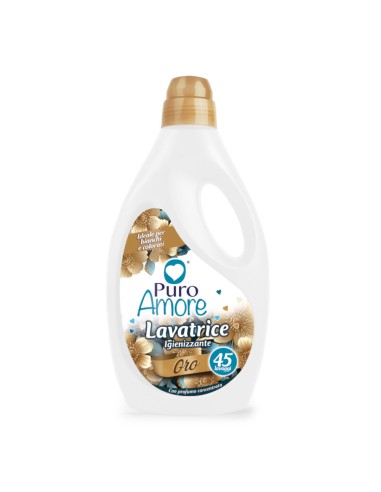 offerta Puro Amore Detersivo Liquido Lavatrice Igienizzante Fragranza Oro 2025 ml