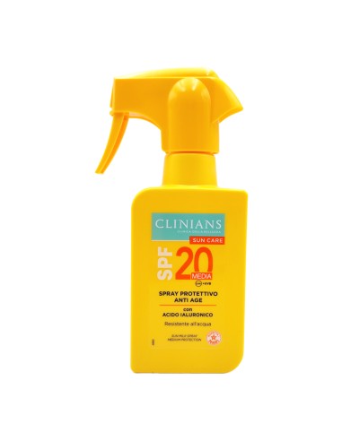 offerta Clinians Sun Care Spray Protettivo Anti Age SPF 20 Media 250 ml