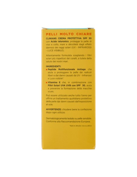 offerta Clinians Sun Care Crema Viso Protettiva Anti Age SPF 30 Alta 50 ml