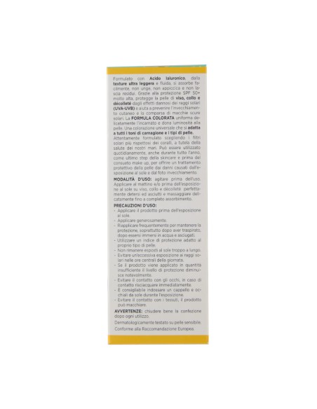 offerta Clinians Sun Care Fluido Viso Protettivo Colorato SPF 50+ Molto Alta 40 ml