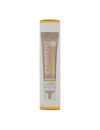 offerta Clinians Sun Care Fluido Viso Protettivo Colorato SPF 50+ Molto Alta 40 ml