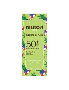 Bilboa Viso Sapore di Aloe Crema Solare 50+ Protezione Molto Alta con Aloe Vera 40 ml