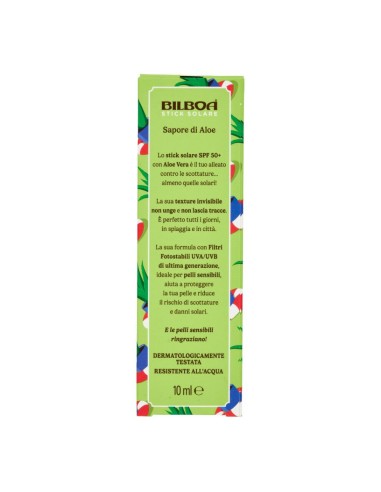 offerta Bilboa Sapore di Aloe Stick Solare 50+ Protezione Molto Alta con Aloe Vera 10 ml
