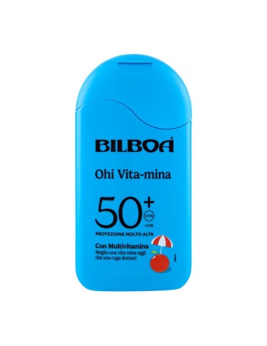 offerta Bilboa Ohi Vita-mina Crema Solare SPF 50+Protezione Molto Alta Multivitaminico 200 ml