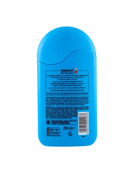 offerta Bilboa Ohi Vita-mina Crema Solare SPF 50+Protezione Molto Alta Multivitaminico 200 ml