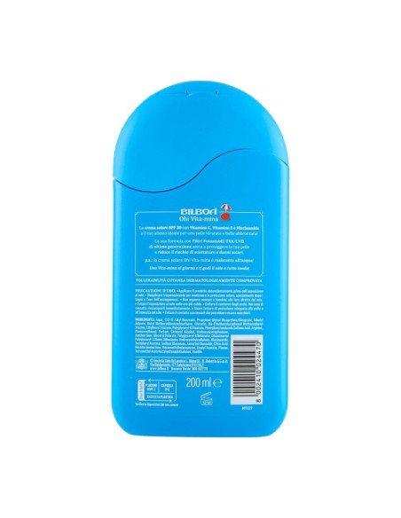 offerta Bilboa Ohi Vita-mina Crema Solare SPF 30 Protezione Alta con Multivitaminico 200 ml
