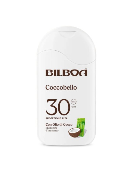 offerta Bilboa Coccobello Crema Solare SPF 30 Protezione Alta con Olio di Cocco 200 ml