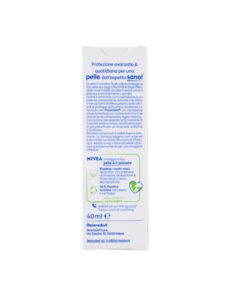 offerta Nivea Sun UV Viso Specialist Anti Macchie Lumionous 630 SPF 50+ Molto Alta 40 ml